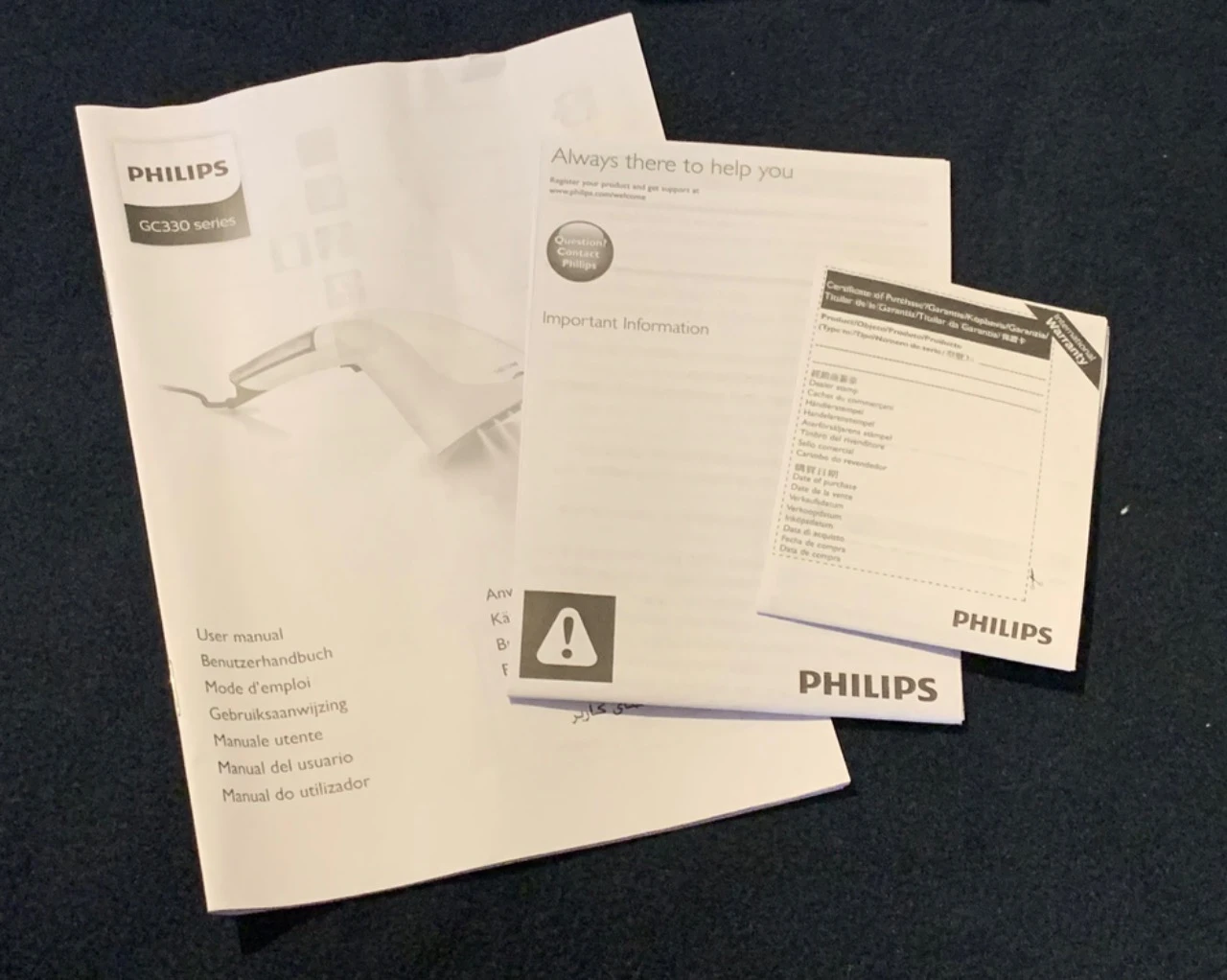 Philips electric handheld steamer with instruction manual – photo 8